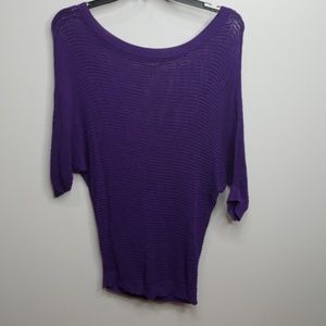 Off the shoulder knit blouse